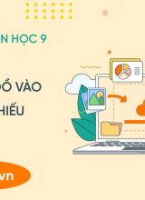 Chèn biểu đồ vào trang chiếu - Tin học 9  -  Hoc10